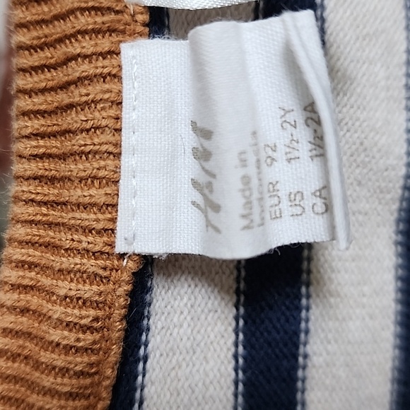H&M Striped Cardigan 18 - 24 M - Picture 3 of 3